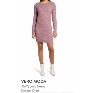 Vero Moda NWT Sweater Dress size Medium in Cabernet Color